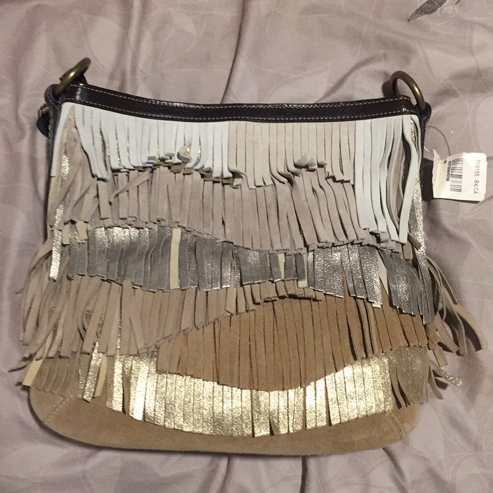 Coach Suede Fringe Purse